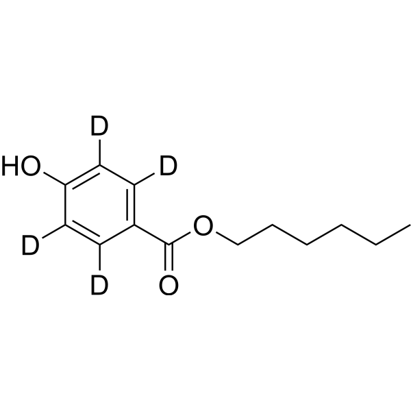 Hexyl 4-hydroxybenzoate-d4 (Hexylparaben-d4) 2241800-08-6